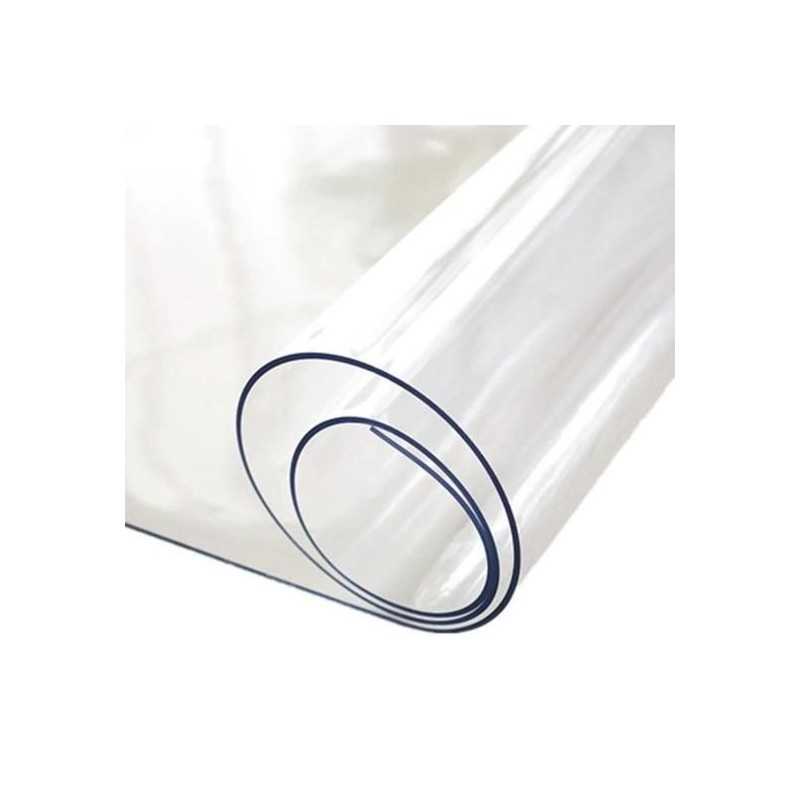 nappe cristal transparente plastique de protection pour table, toile cirée,  crystal pvc sous nappe, protéger table restaurant